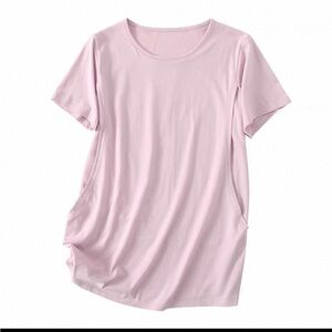 Japan Pure Cotton Lightweight Maternity & Nursing T-Shirt (Double-Side Opening)